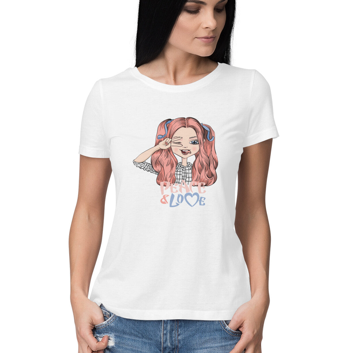 Peace & Love T-Shirt - arkkart