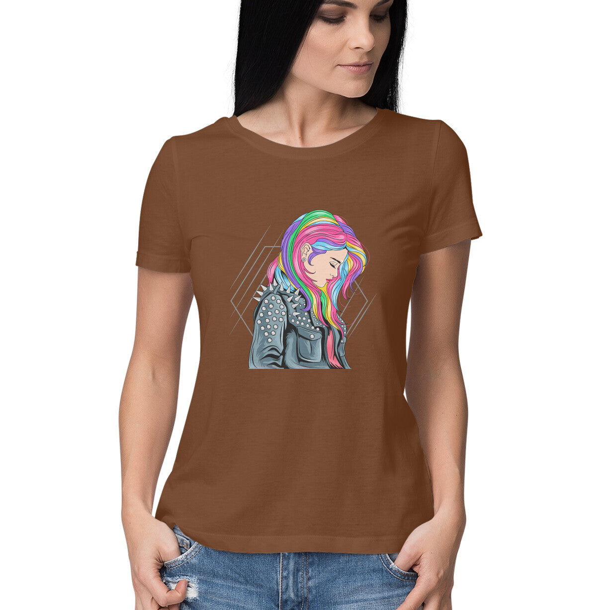 Rainbow Girl T-Shirt - arkkart