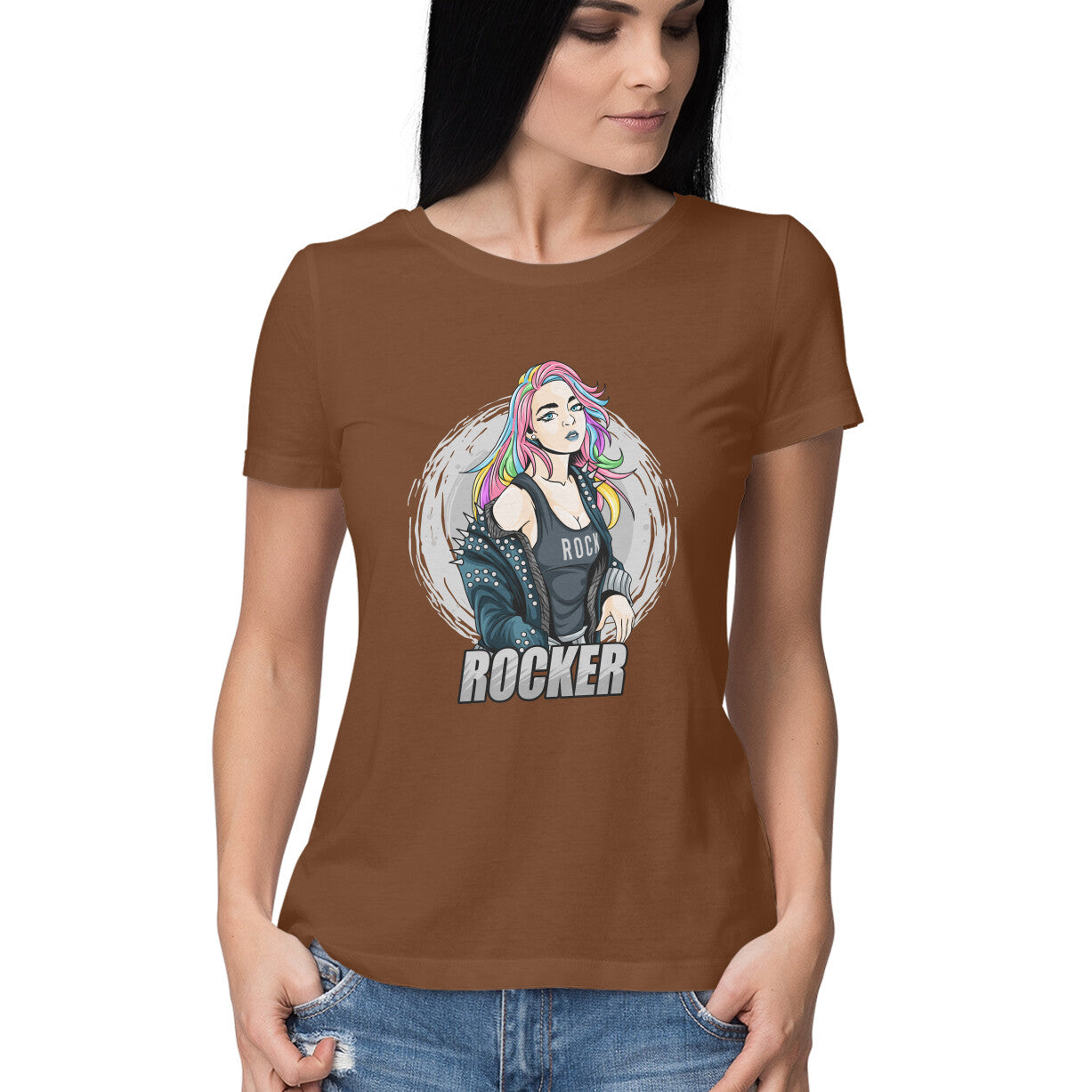 Rocker Girl T-Shirt - arkkart