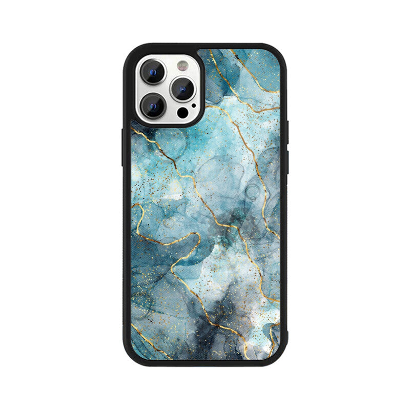 Apple iPhone Glas Handyhülle - Marmor