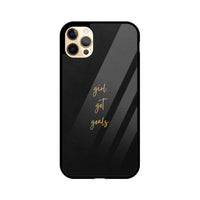 Apple iPhone Glass Phone Case - Girl Get Goals