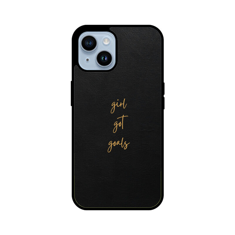 Apple iPhone Glass Phone Case - Girl Get Goals