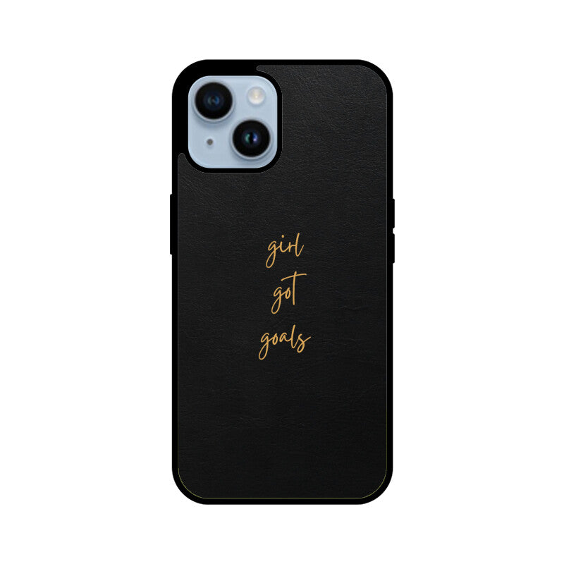 Apple iPhone Glass Phone Case - Girl Get Goals