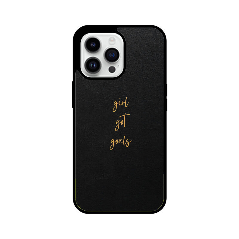 Apple iPhone Glass Phone Case - Girl Get Goals