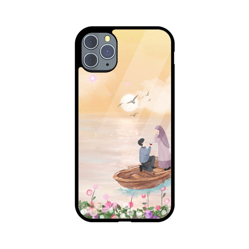 Apple iPhone Glas Handyhülle - Zusammen