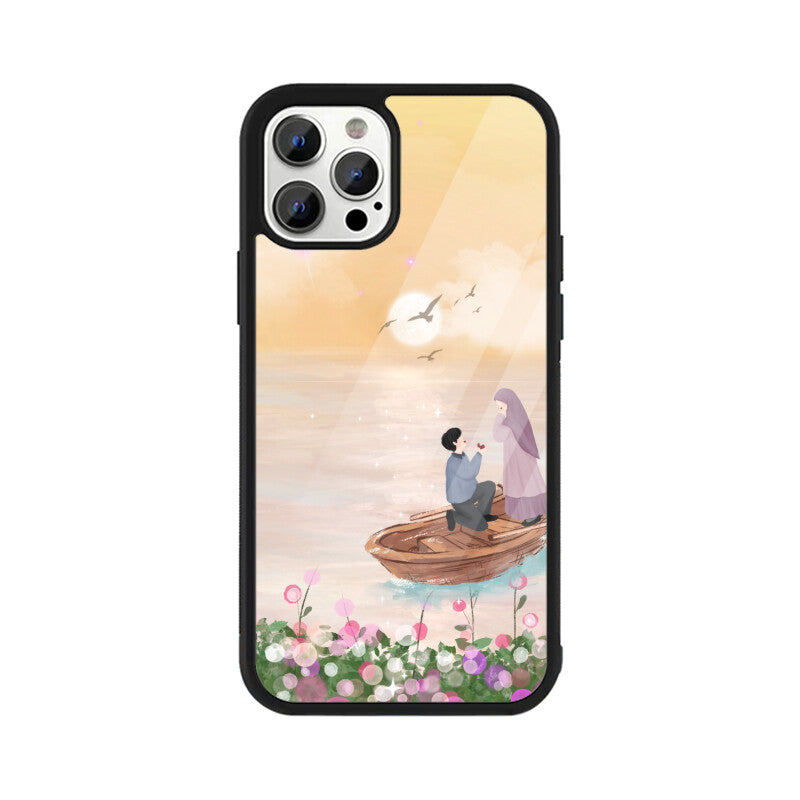 Apple iPhone Glas Handyhülle - Zusammen