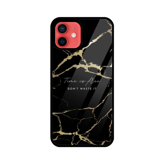Apple iPhone Glass Phone Case - Time is Free