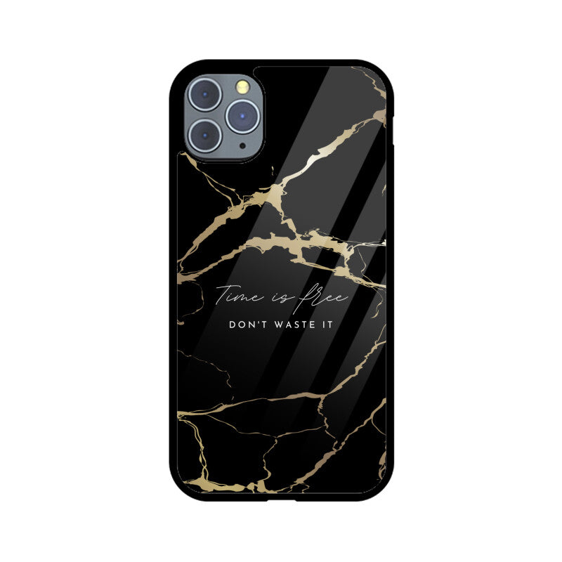 Apple iPhone Glass Phone Case - Time is Free