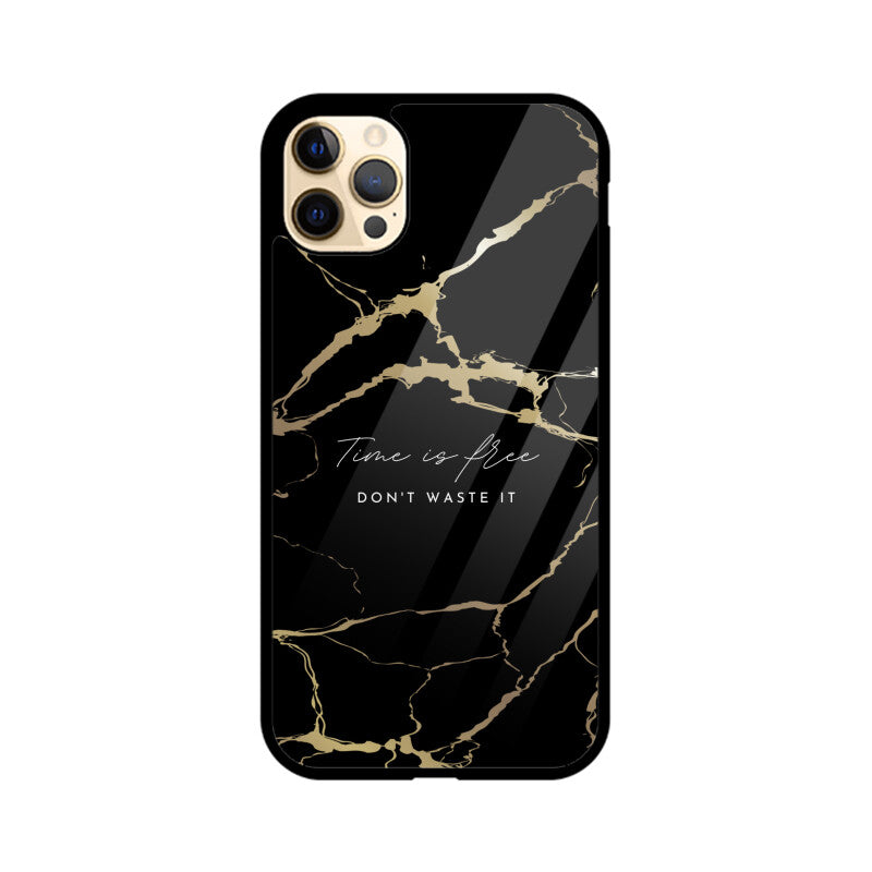 Apple iPhone Glass Phone Case - Time is Free