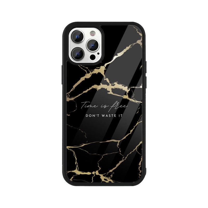 Apple iPhone Glass Phone Case - Time is Free