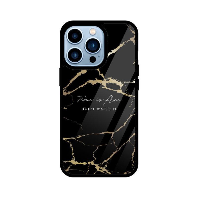 Apple iPhone Glass Phone Case - Time is Free