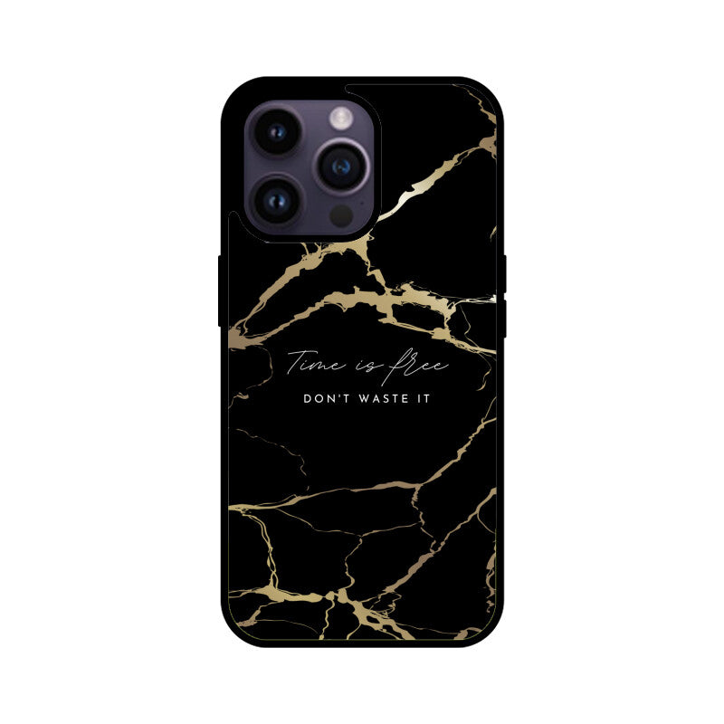 Apple iPhone Glass Phone Case - Time is Free