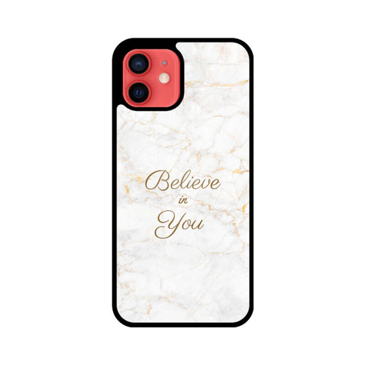Apple iPhone Glass Phone Case - Believe in You