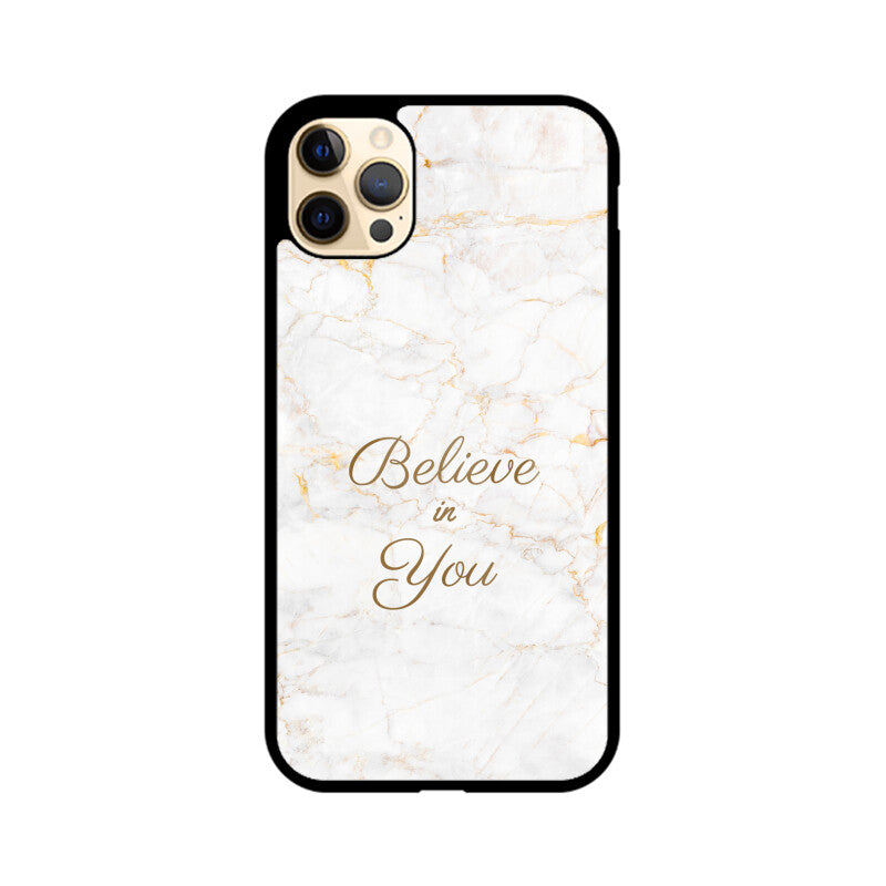 Apple iPhone Glass Phone Case - Believe in You