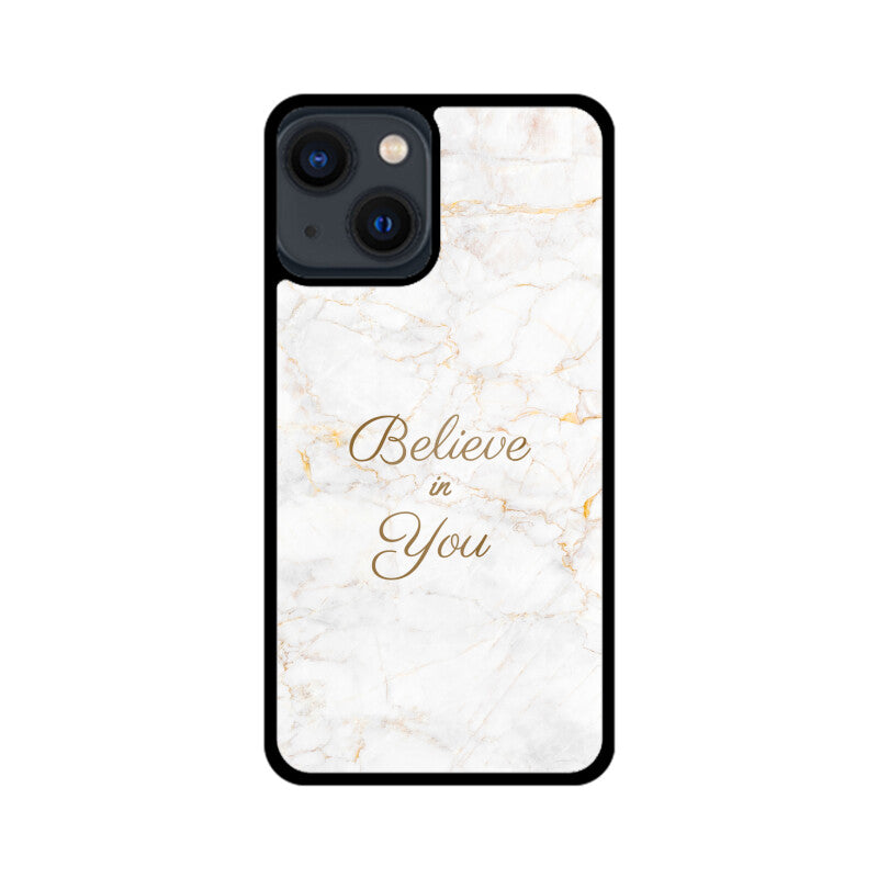 Apple iPhone Glass Phone Case - Believe in You