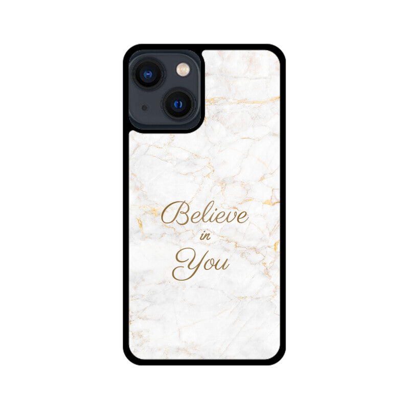 Apple iPhone Glass Phone Case - Believe in You