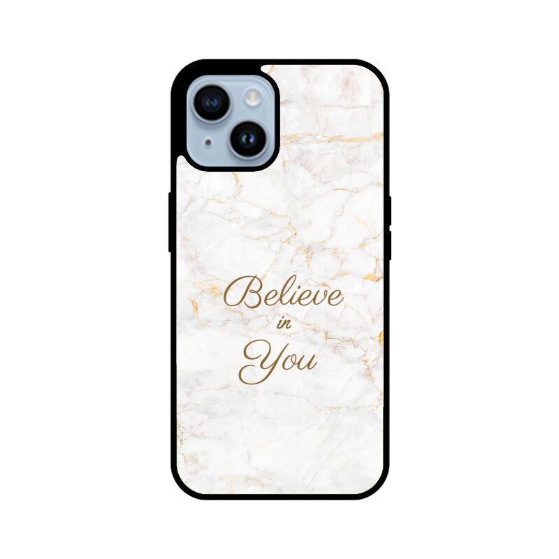 Apple iPhone Glass Phone Case - Believe in You