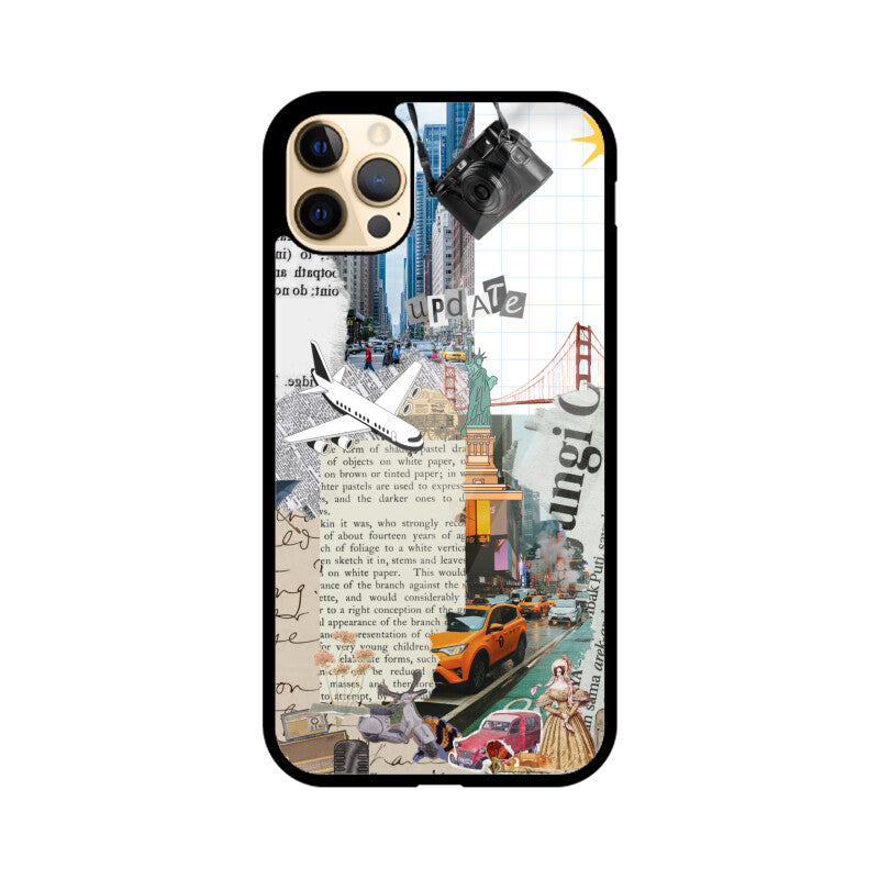 Apple iPhone Glas Handyhülle - Reisen
