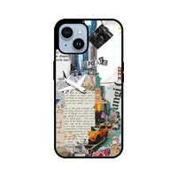 Apple iPhone Glass Phone Case - Travel