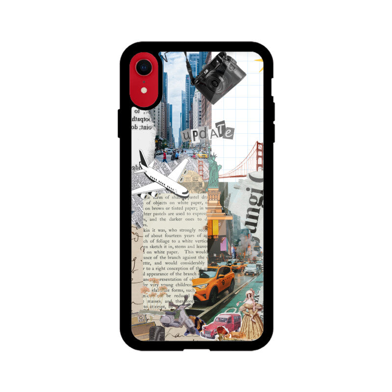 Apple iPhone Glass Phone Case - Travel