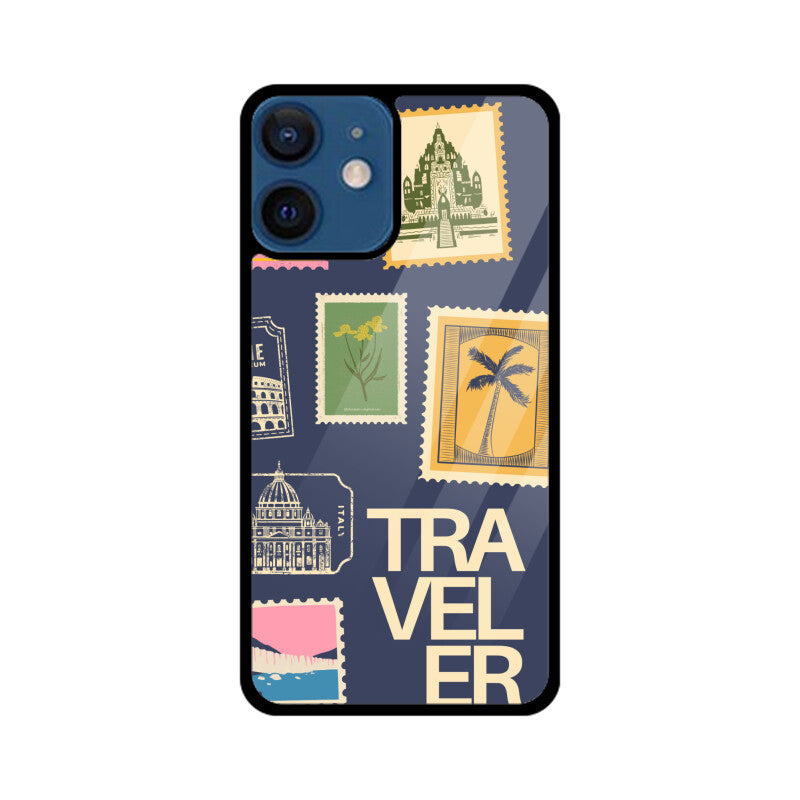 Apple iPhone Glass Phone Case - Traveller