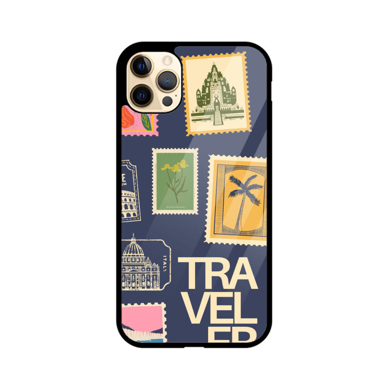 Apple iPhone Glass Phone Case - Traveller