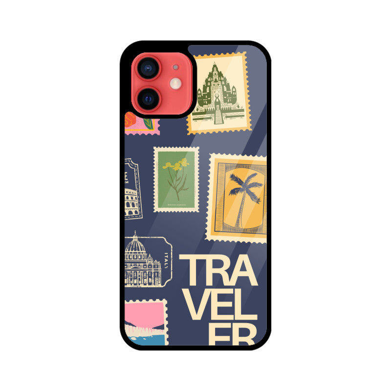 Apple iPhone Glass Phone Case - Traveller