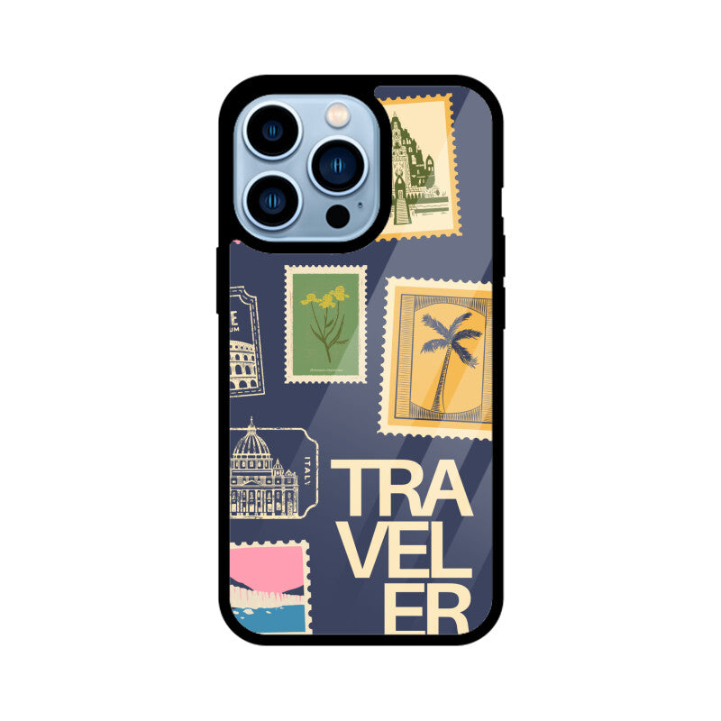 Apple iPhone Glass Phone Case - Traveller