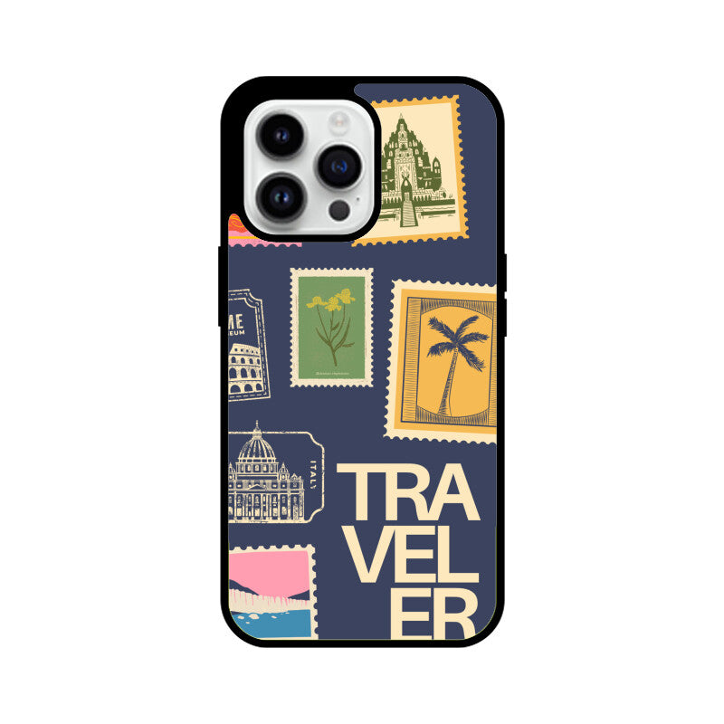 Apple iPhone Glass Phone Case - Traveller