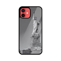 Apple iPhone Glass Phone Case - Statue Of Liberty