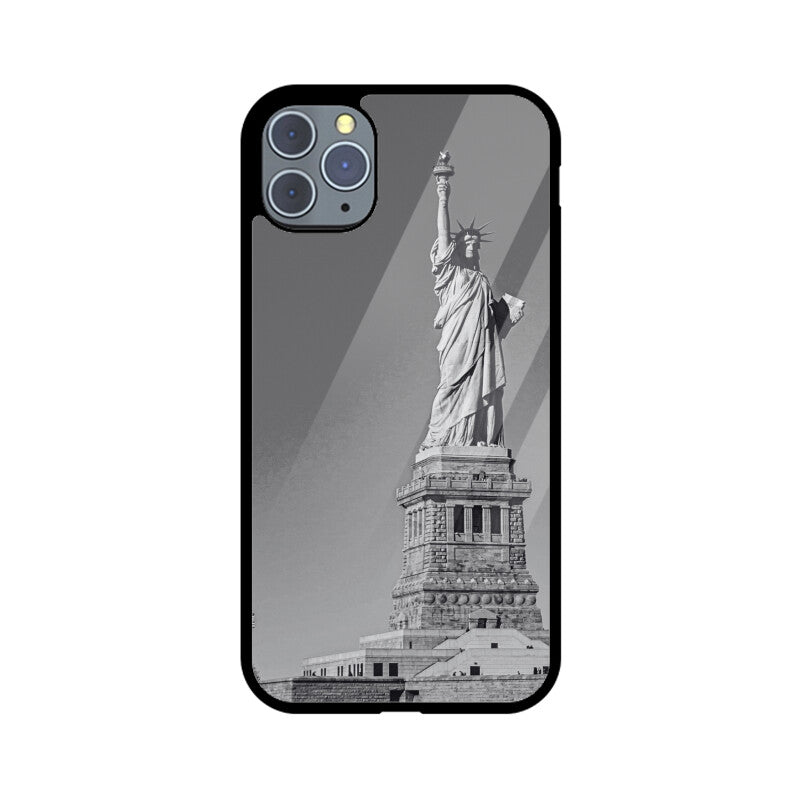 Apple iPhone Glass Phone Case - Statue Of Liberty