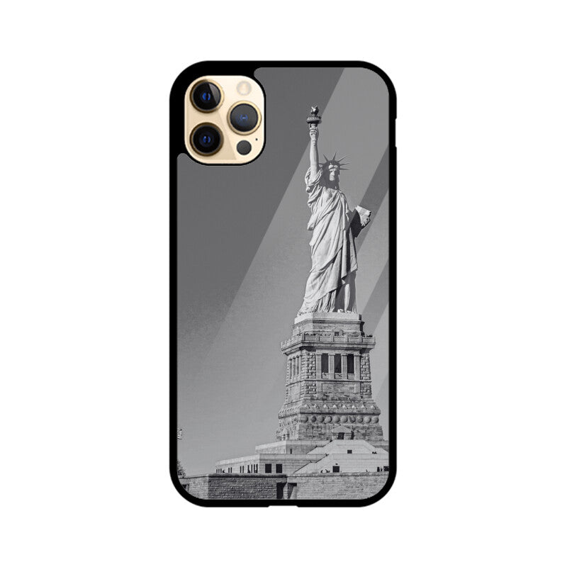 Apple iPhone Glass Phone Case - Statue Of Liberty