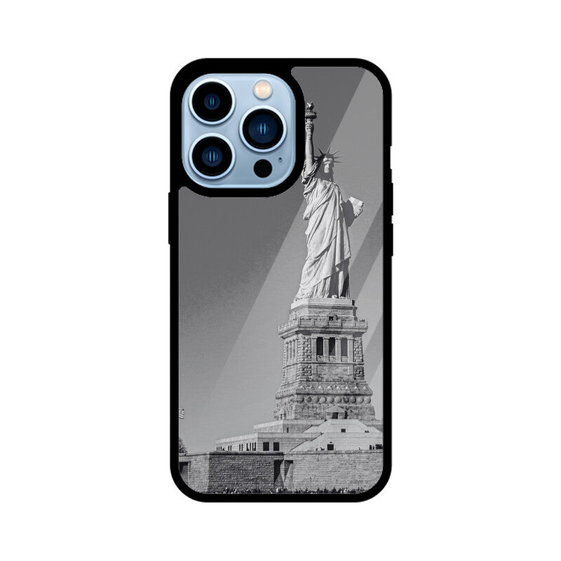 Apple iPhone Glass Phone Case - Statue Of Liberty