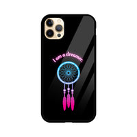 Apple iPhone Glastelefonhülle - Ich bin ein Träumer