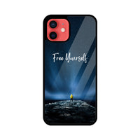 Apple iPhone Glass Phone Case - Free Yourself