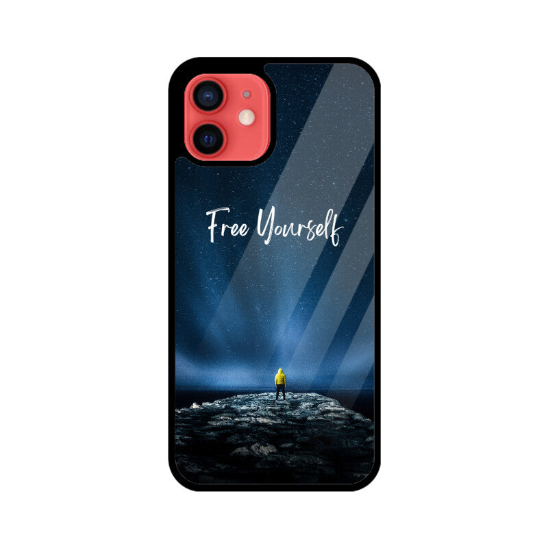 Apple iPhone Glass Phone Case - Free Yourself