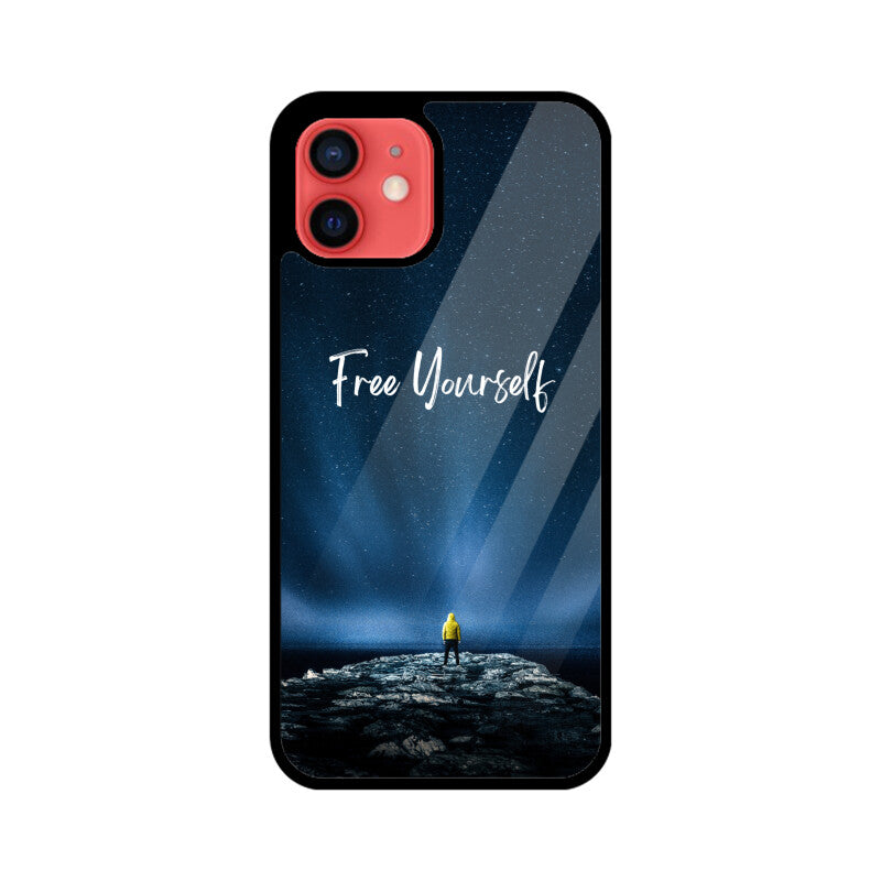 Apple iPhone Glass Phone Case - Free Yourself