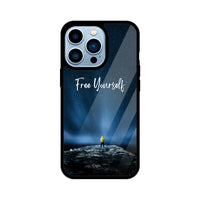 Apple iPhone Glass Phone Case - Free Yourself