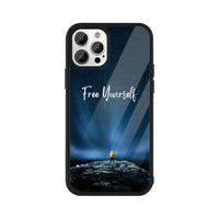 Apple iPhone Glas-Telefonhülle - Befreie dich