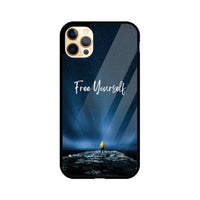 Apple iPhone Glass Phone Case - Free Yourself