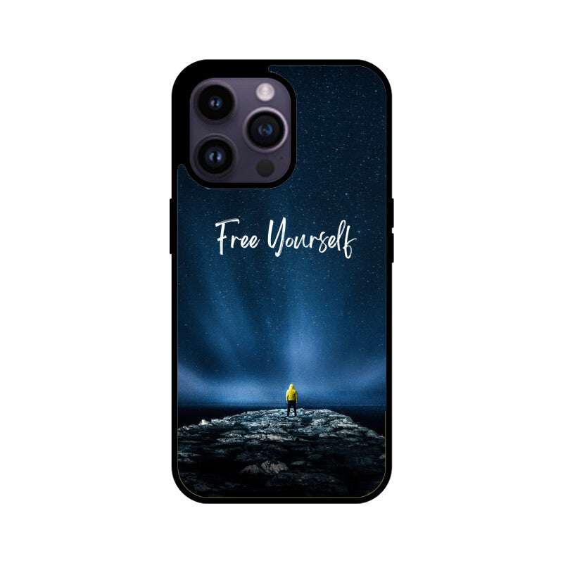 Apple iPhone Glas-Telefonhülle - Befreie dich