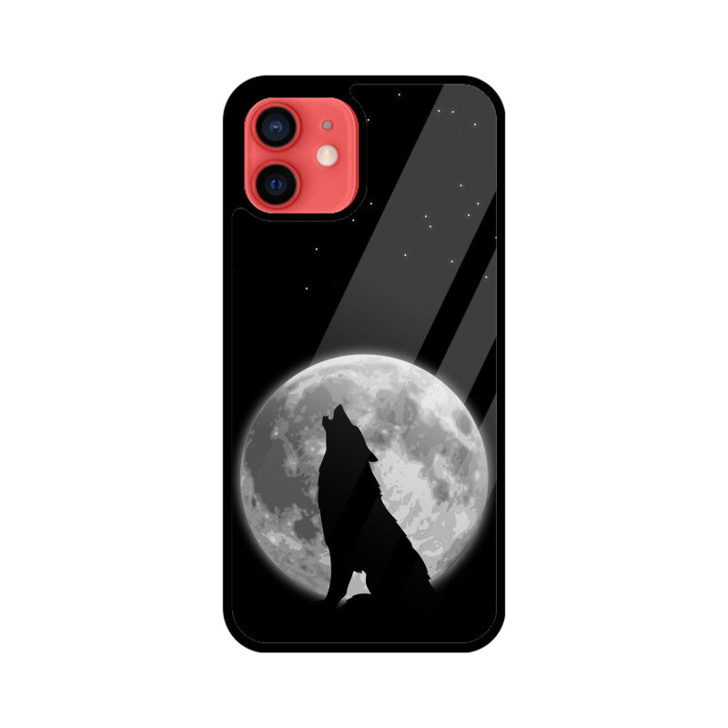 Apple iPhone Glass Phone Case - Wolf