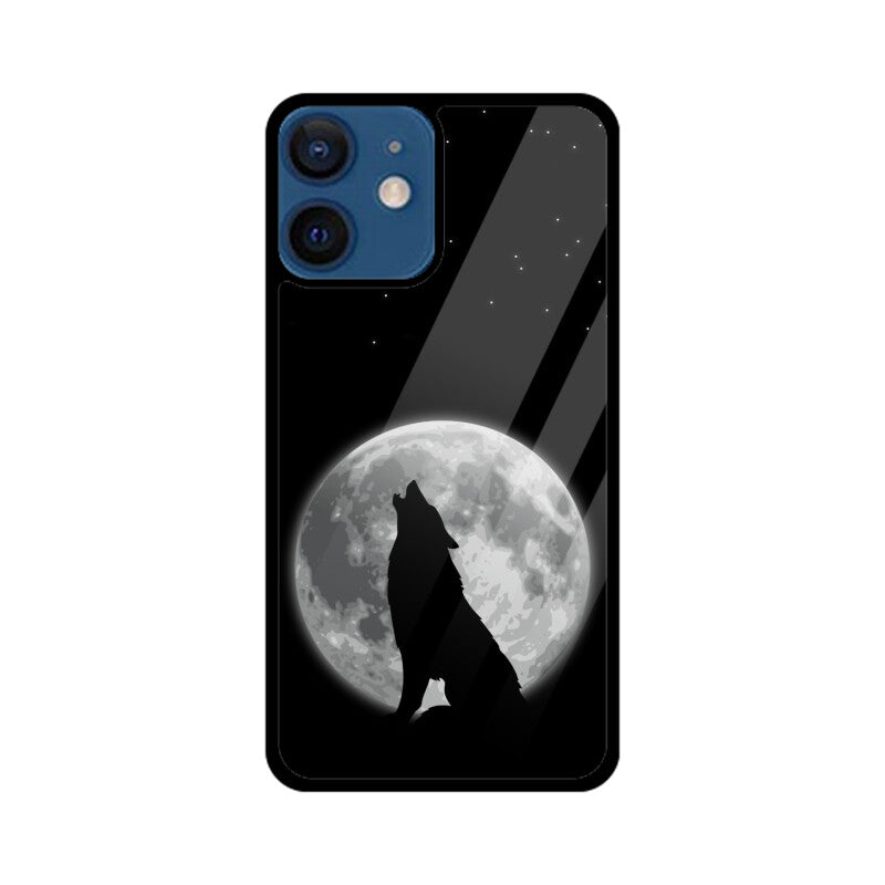 Apple iPhone Glass Phone Case - Wolf