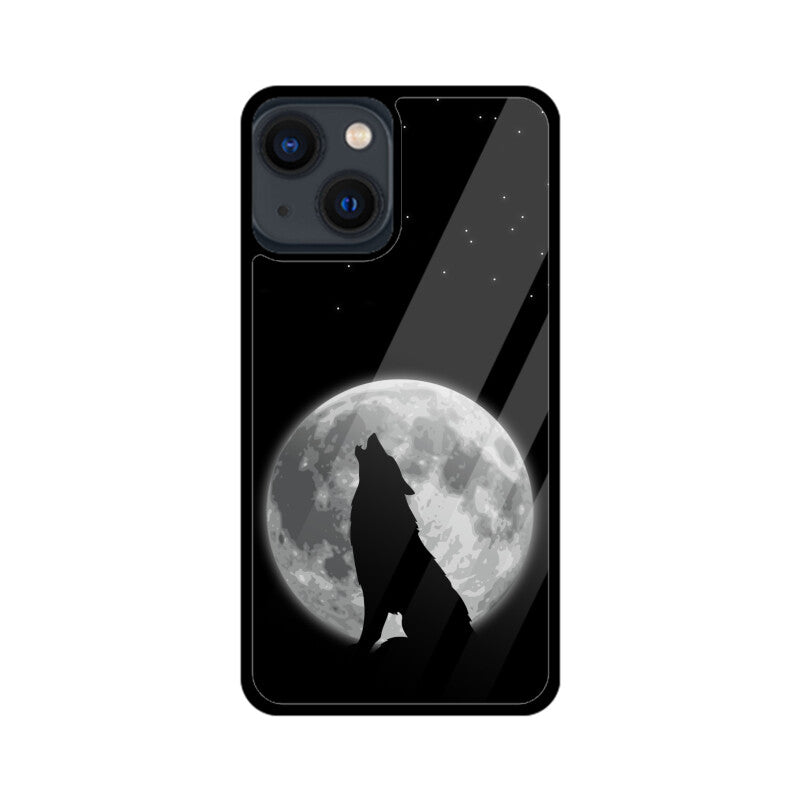 Apple iPhone Glass Phone Case - Wolf