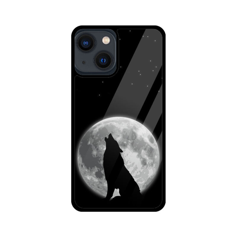 Apple iPhone Glass Phone Case - Wolf