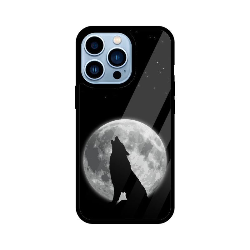 Apple iPhone Glass Phone Case - Wolf