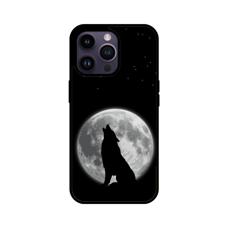 Apple iPhone Glass Phone Case - Wolf