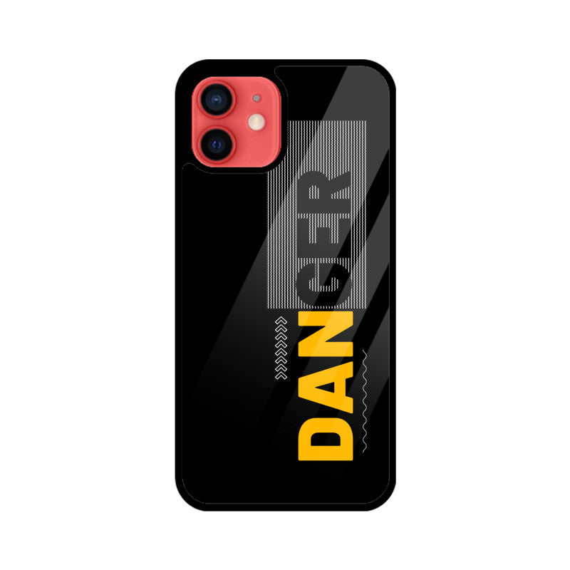 Apple iPhone Glass Phone Case - Danger