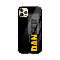 Apple iPhone Glass Phone Case - Danger