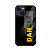 Apple iPhone Glass Phone Case - Danger